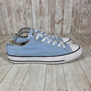 Converse All Star Low Top Baby Blue Canvas Sneakers Women's Size‎ 8